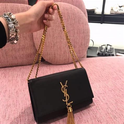 ysl sling bag black.